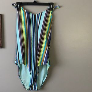 Aerie striped one piece